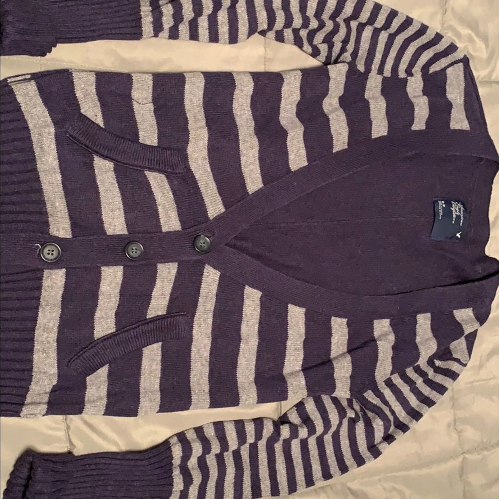 *NWOT* American Eagle Striped Cardigan Sweater